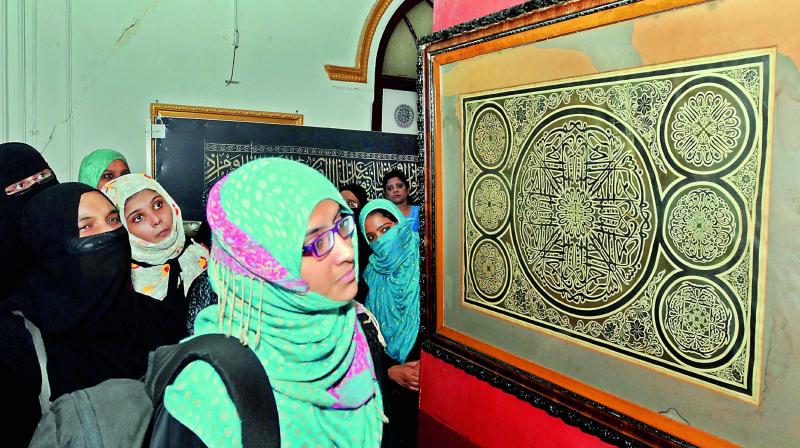 Hyderabad: Rare copies of Quranic manuscripts on display
