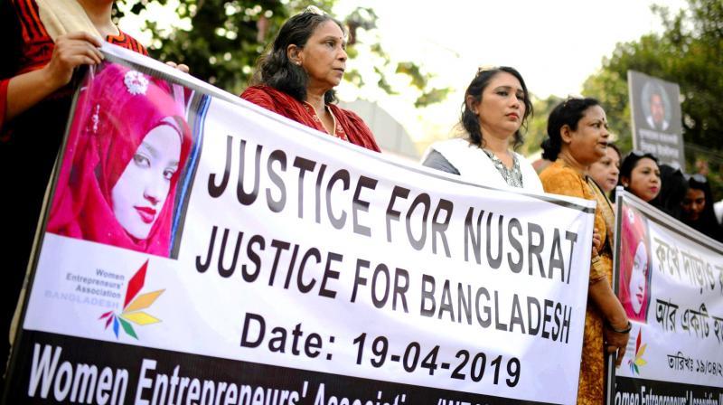Bangladesh demands justice for Nusrat