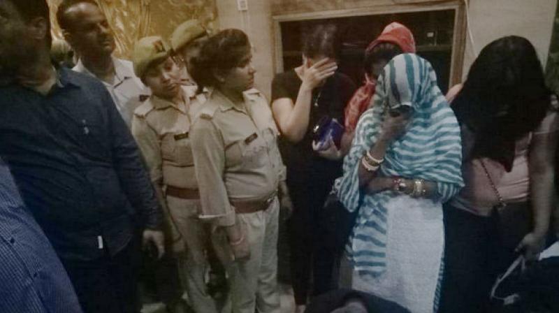 Foreigners among 35 arrested in \sex trade\ at Noida spa centres