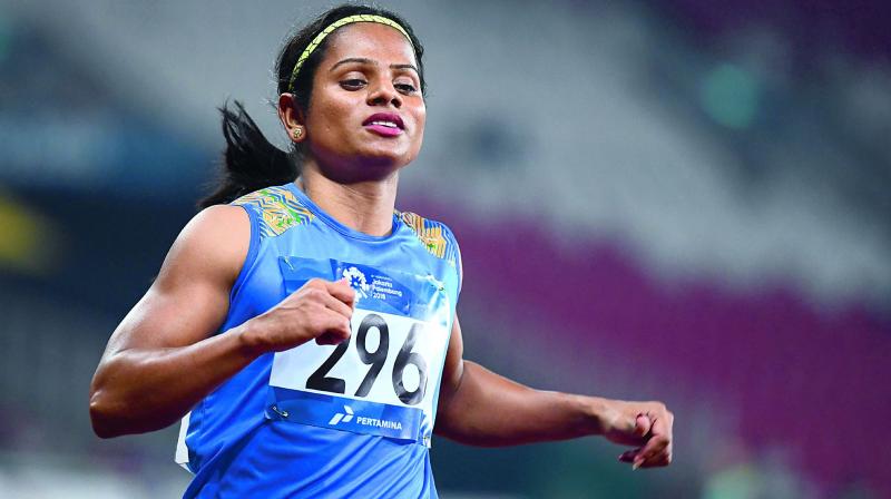 Dutee Chand fears being ostracised by her family after coming out open about her relation. (AFP)