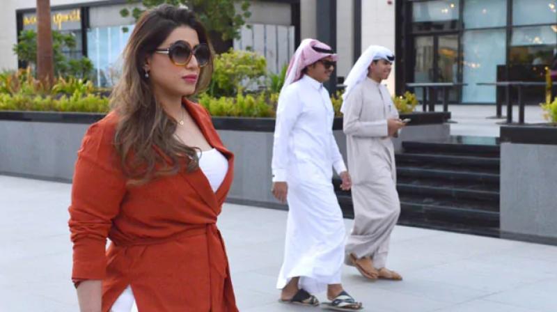 Rebel with a cause: Saudi woman walks through mall in Riyadh without abaya