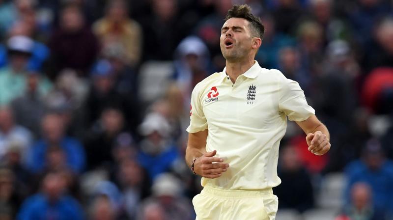 Anderson, who has taken 540 wickets in 138 Tests, will now miss Lancashires next two County Championship matches against Worcestershire and Hampshire later this month.(Photo: AFP)