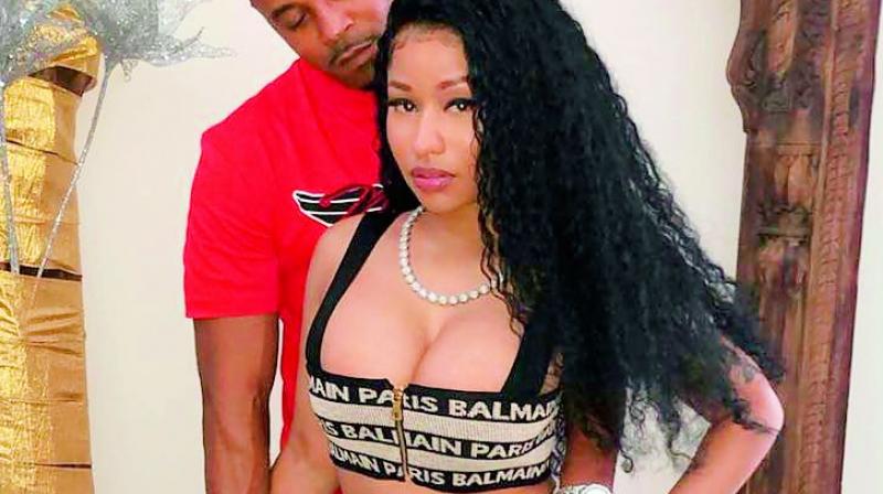 Nicki Minaj with new boyfriend Kenneth Petty