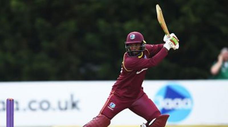 Ambris ton helps Windies make record chase against Ireland
