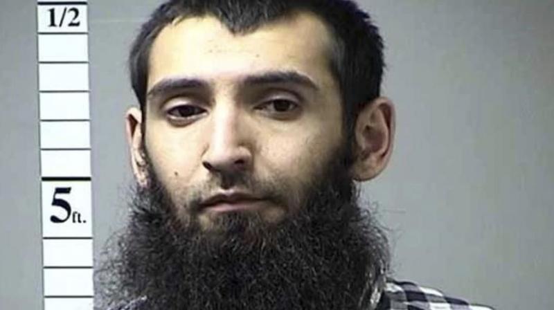 This undated photo provided by St. Charles County Department of Corrections shows the Sayfullo Saipov, a suspect in NYC attack on Tuesday night. (Photo: AP)