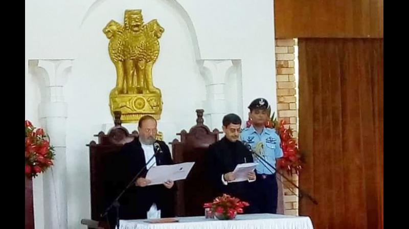 RN Ravi sworn in as Nagaland governor