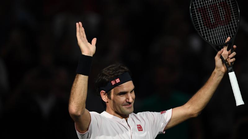 Federer, 37, who captured his 99th trophy on home ground in Basel last week, will face either Kevin Anderson of South Africa or Japans Kei Nishikori on Friday for a place in the semi-finals in the French capital. (Photo: AFP)