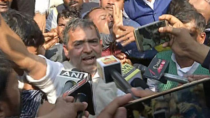 RLSP chief said he and his colleagues sustained injuries during lathi-charge and accused Bihar CM Nitish Kumar of orchestrating it. (Photo: ANI)