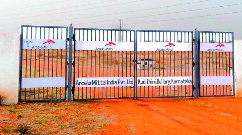 ArcelorMittal, in February 2016 sought permission to change the use of 2,800 acres of land at Ballari to set up a 600 MW solar power plant, since the 2,800 acres has already been allotted to Arcelor for a mega steel plant.