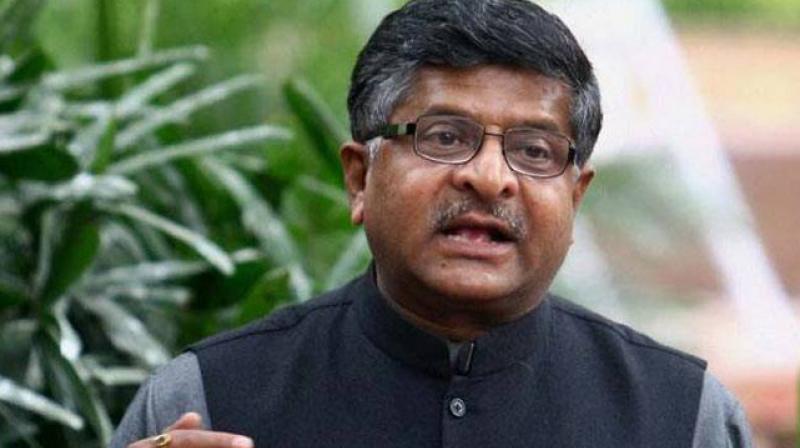 RSS and BJP workers are also entitled human rights. This hypocrisy and double standards need to be exposed, Union minister Ravi Shankar Prasad said. (Photo: PTI)