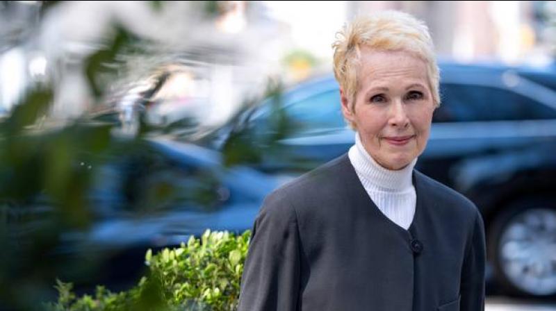 E. Jean Carroll in New York. Carroll, a New York-based advice columnist, claims US President Donald Trump sexually assaulted her two decades ago. (Photo / AP)
