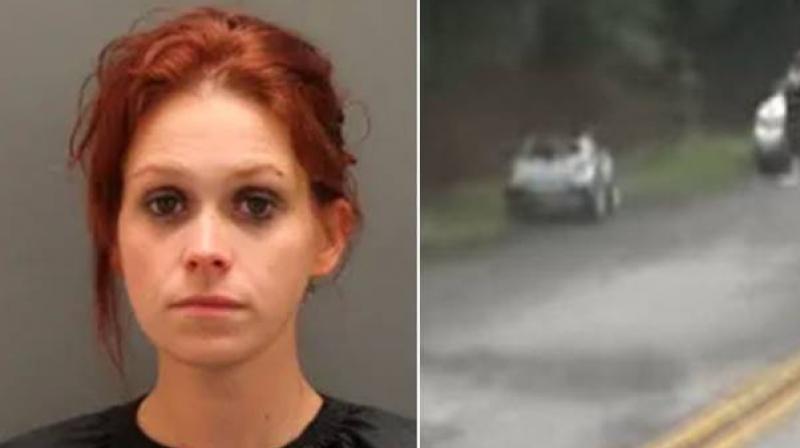 Watch: US woman pulled over for driving toy truck, charged with public intoxication