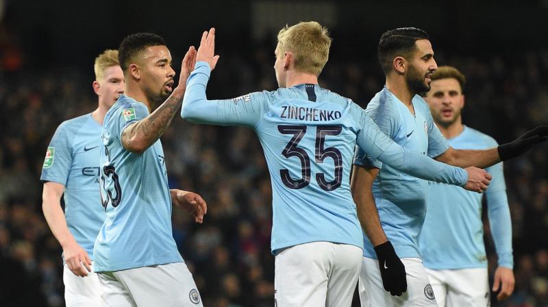 Manager Pep Guardiola fielded a strong starting line-up and City quickly established their dominance. (Photo: AFP)