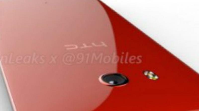 Red colour variant of HTC U 11 (Photo : a screengrab from Onleaks and 91mobile render video)