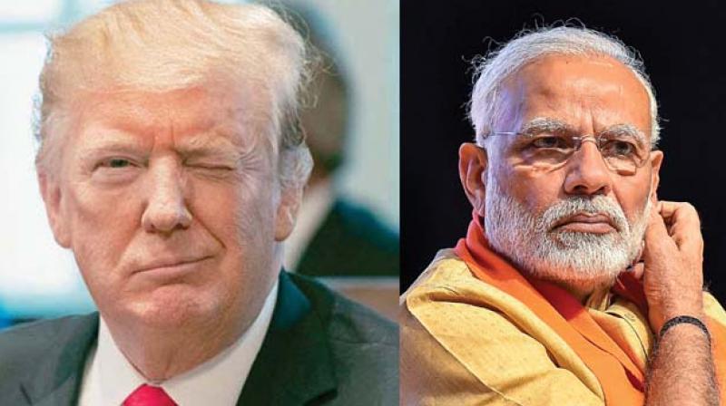 Donald Trump and PM Narendra Modi