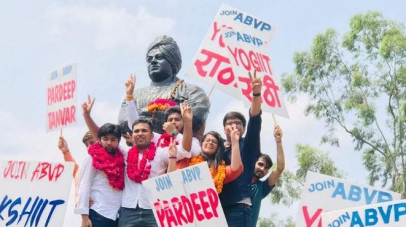 DUSU election results 2019: ABVP bags 3 seats, NSUI wins 1