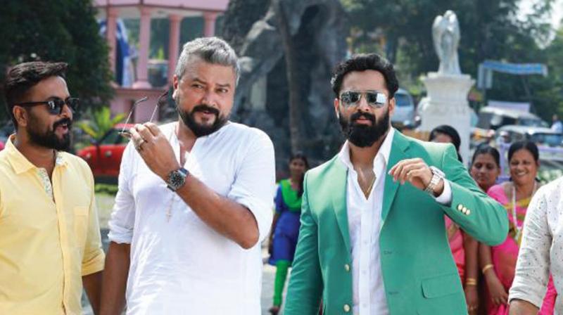 A still from the movie Achayans
