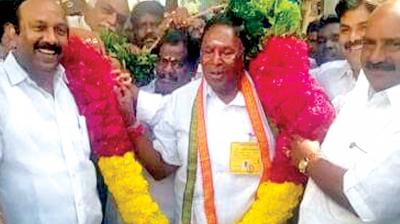 Narayanasamy will be sworn in as a legislator in Puducherry assembly on Wednesday. Speaker of the House  V. Vaithilingam will administer the oath of office to the Chief Minister in the  assembly hall 9 am.