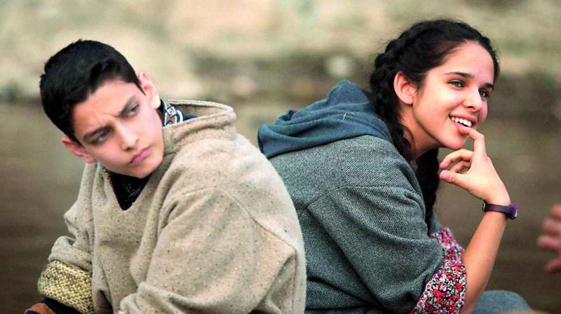 A still from No fathers in Kashmir.