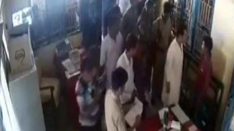 Video: Tripura Cong Prez slaps man for attacking sister\s convoy