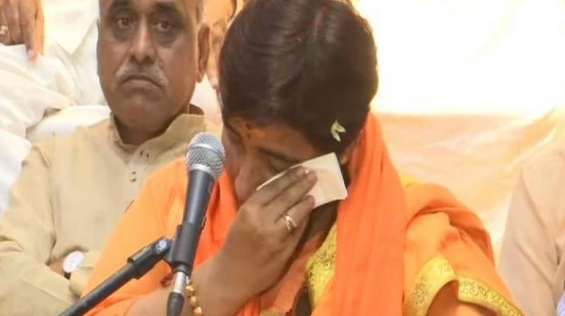 Used to hit me with belt day, night: Sadhvi breaks down recalling \torture\