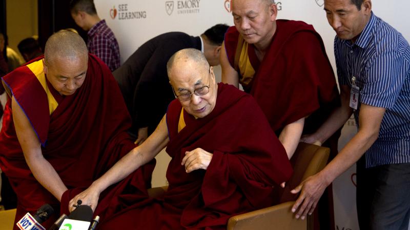 The Tibetan spiritual leader has been admitted to a private hospital in New Delhi with a chest infection. (File Photo)