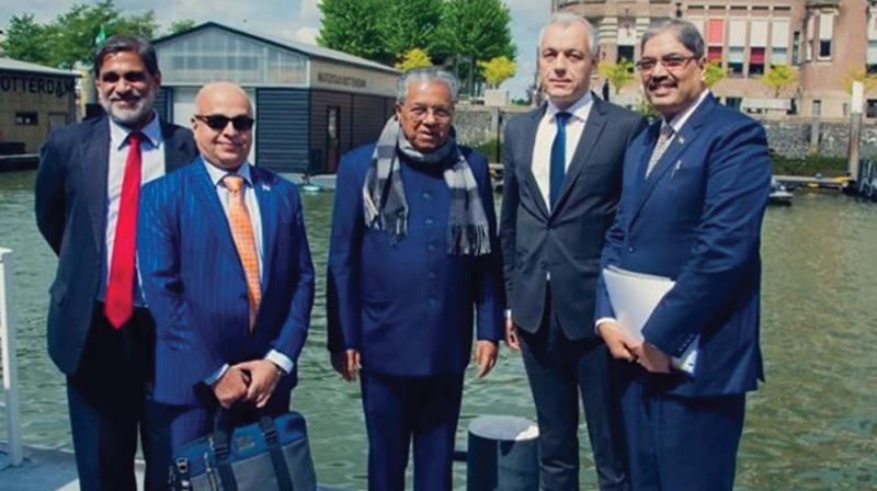 Pinarayi Vijayan visits Rotterdam Port, Wageningen varsity