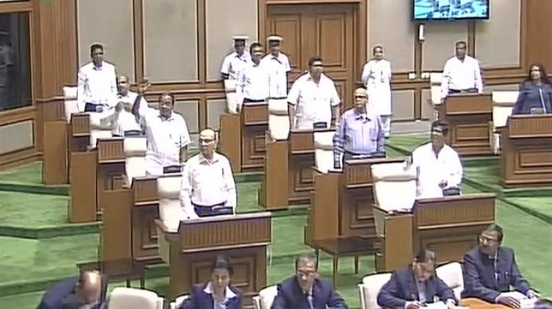 Goa Assembly in session. (Photo: ANI Twitter)