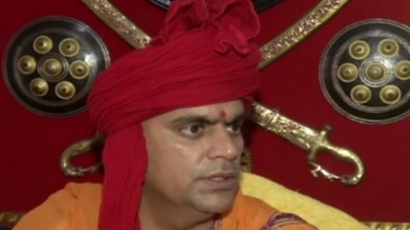 Ayodhya case: \Will construct Ram temple by gold; if we win,\ says Swami Chakrapani