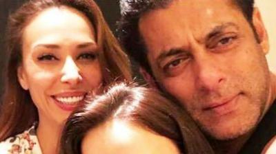 Salman Khan, Iulia Vantur and Elli Avram in a picture. (Photo: Instagram)