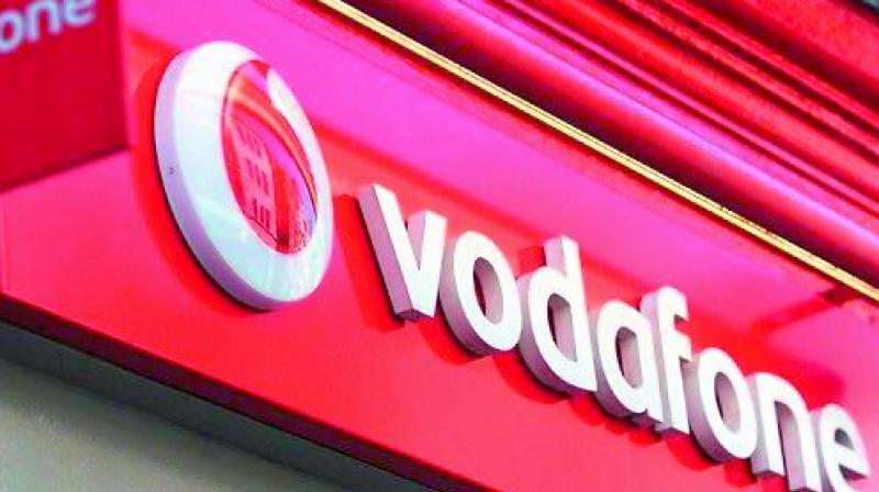 Vodafone reported a loss of 2.34 billion euro in the same period a year ago.