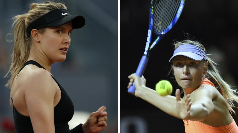 Eugenie Bouchard called Maria Sharapova \a cheater\ last week and was also critical of the Russians welcome back to the sport after a 15-month doping ban with a series of wildcards for big events. (Photo: AP)