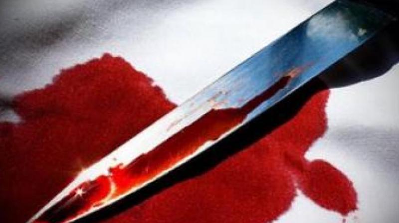 Harohalli police station Sub-Inspector Anantharam was injured as Chandra attacked him with a knife. (Representational image)