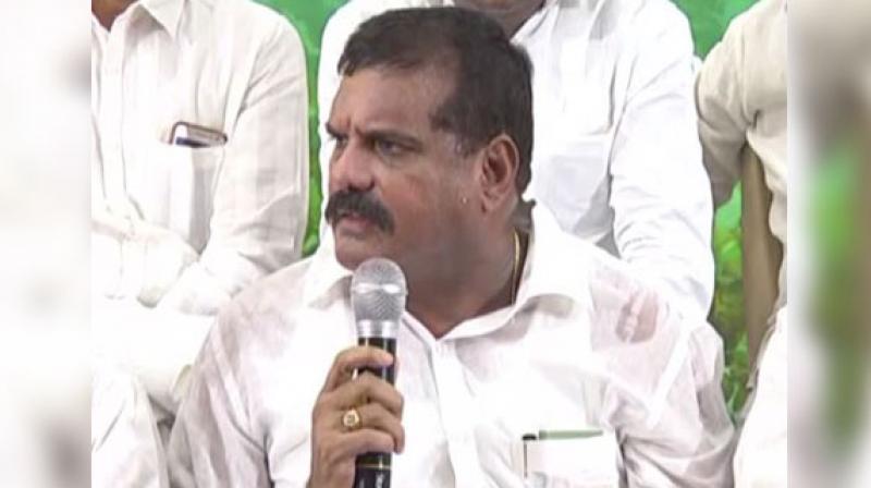 Satyanarayana on Tuesday apparently stirred controversy by stating that Amaravati, which lies in a flood-prone area is not a safe place for the capital city and much of the publics money had been wasted in developing it. (Photo: ANI)
