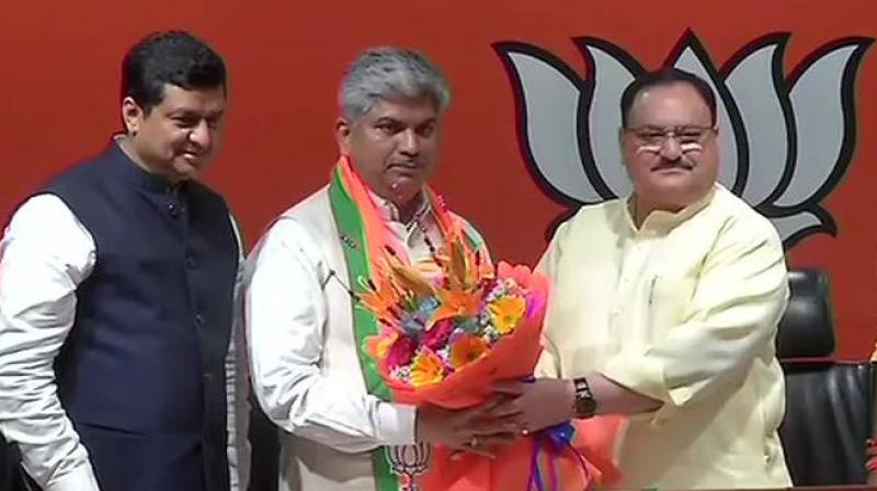 Gorakhpur MP, former Congress MP from Telangana join BJP