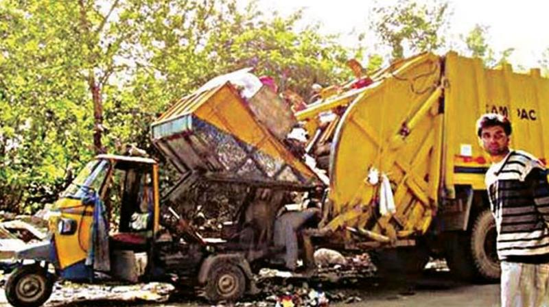 Under the present setup, contractors take care of manpower and vehicles needed to collect garbage. (Representional Image)