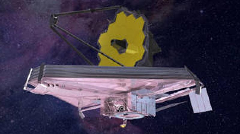 Artists concept of NASAs James Webb Space Telescope. Credits: NASA