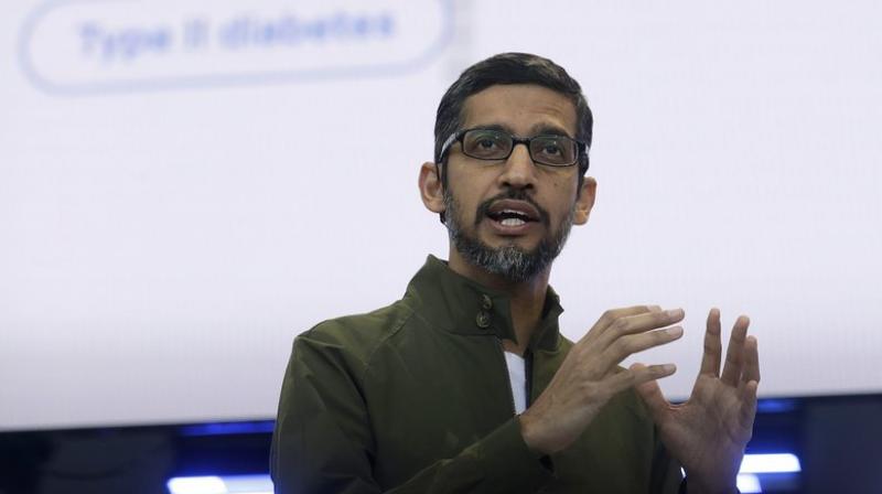 Google CEO Sundar Pichai is among the expected attendees. (AP Photo/Jeff Chiu, File)