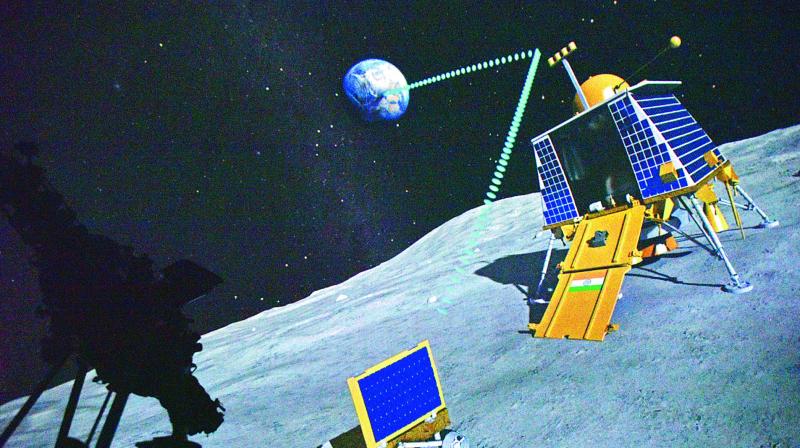 NASA lunar orbiter reviews images of Chandrayaan-2\s landing site\: report