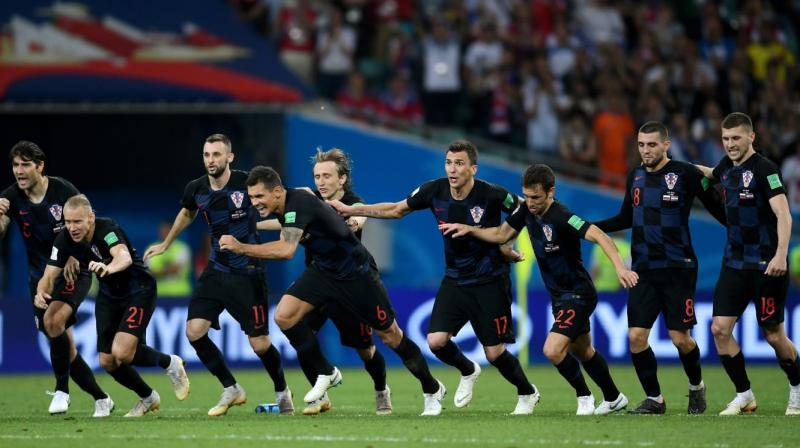 Denis Cheryshev struck a stunning opener from distance to give the hosts the lead in the 31st minute but Croatia equalised through Andrej Kramaric just eight minutes later. (Photo: Fifa official site)