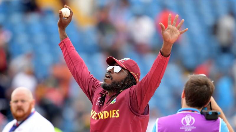 International Cricket Council (ICC) in a tweet gave a hint that this match was probably Gayles last ODI appearance. (Photo: AFP)
