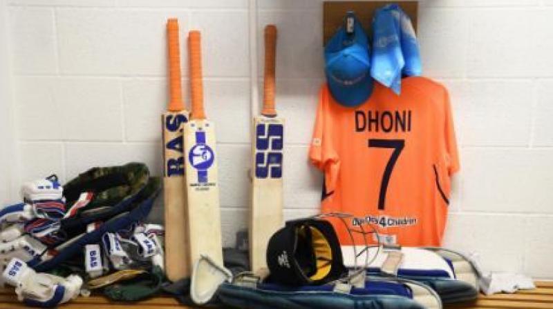 ICC CWC\19: Why Dhoni has been sporting multiple bat logos recently
