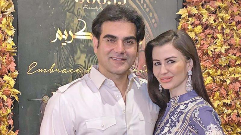 Arbaaz Khan with his girlfriend Giorgia