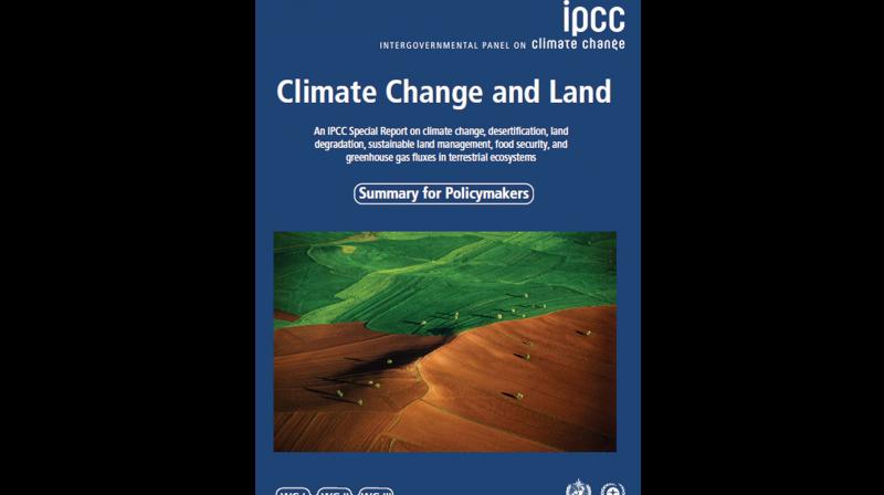 Be warned of land use: IPCC