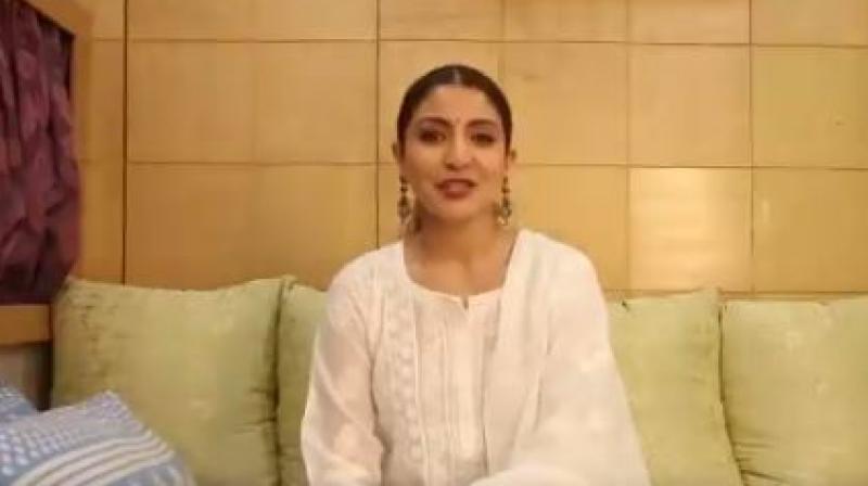 Anushka Sharma in a video promoting road safety.