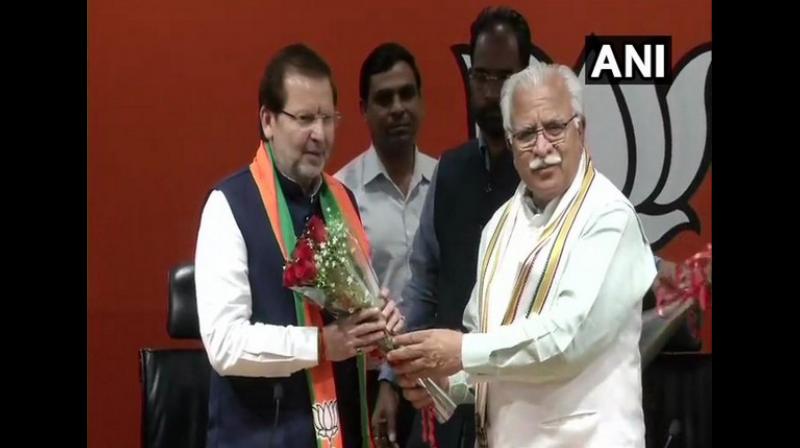 Ex-Congress MP Arvind Sharma joins BJP; hails Modiâ€™s work