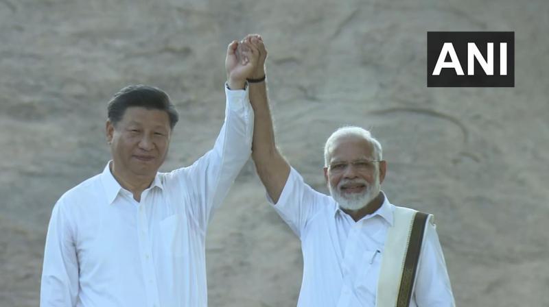 Taking forward the Wuhan Spirit, the Mahabalipuram meet will provide an opportunity to the Chinese President and PM Modi to continue their discussions on overarching issues of bilateral, regional and global importance and to exchange views on deepening India-China Closer Development Partnership, the External Affairs Ministry said in a statement. (Photo: Twitter | ANI)
