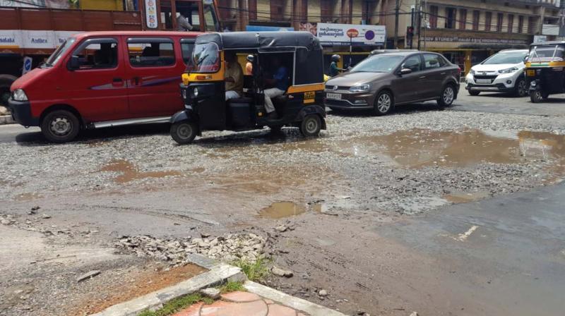 Thiruvananthapuram: Potholes make city roads hell