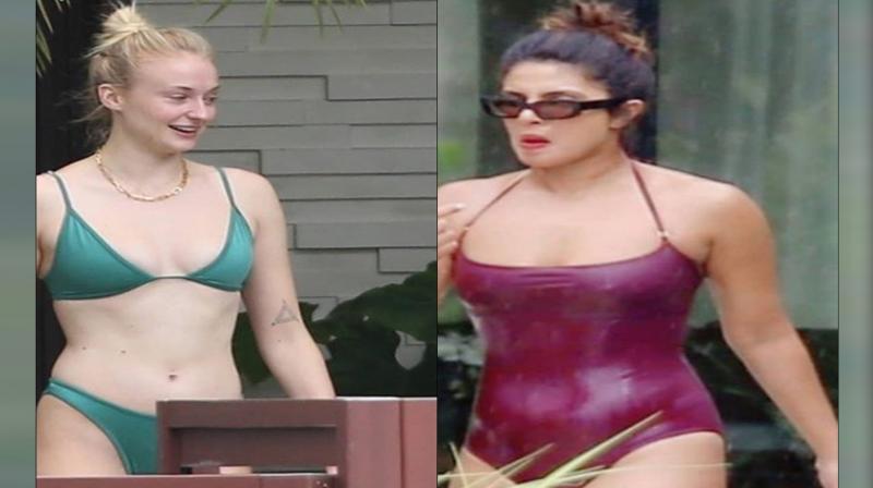 Priyanka Chopra and Sophie Turner raise temperature in hot pool pictures; check out