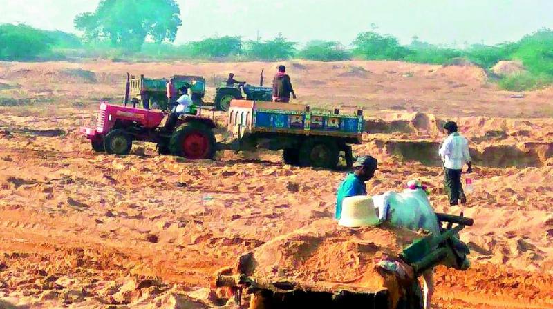 Kadapa: Sand is more profitable than gold for traders
